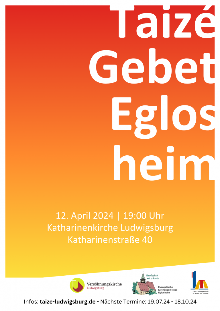 Taize Gebet Ludwigsburg April 2024