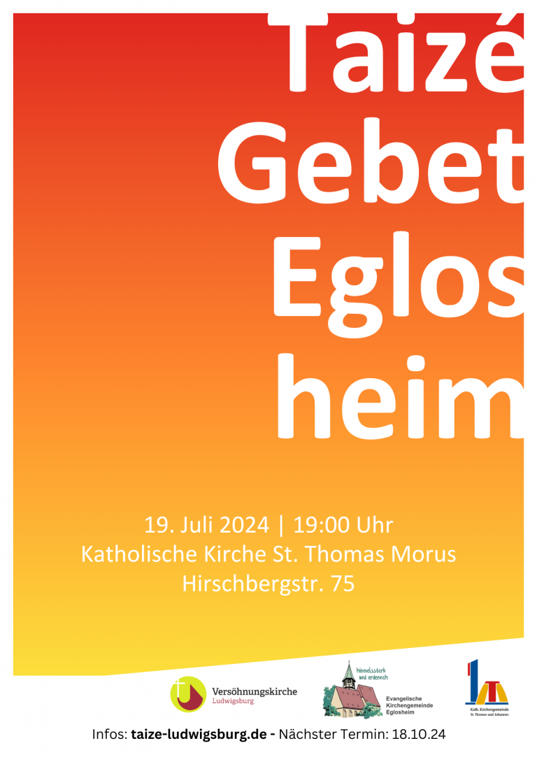 Taizegebet Juli 2024 Ludwigsburg